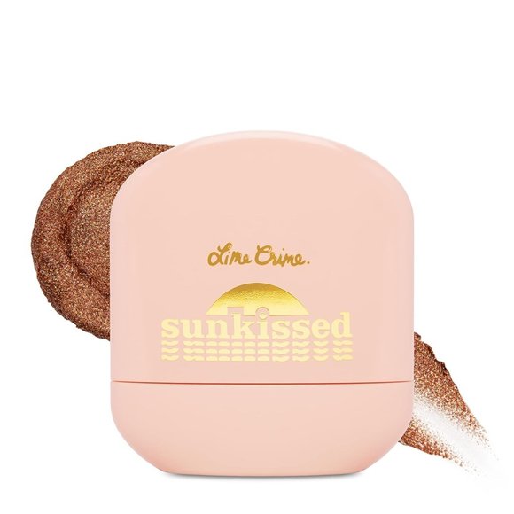 New LIME CRIME Sunkissed Glimmering Skin Stick - BONDI Highlighter Vegan Bronzer - Picture 1 of 4